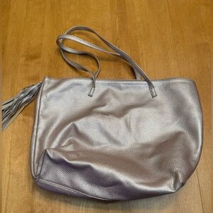 Large grey women’s purse